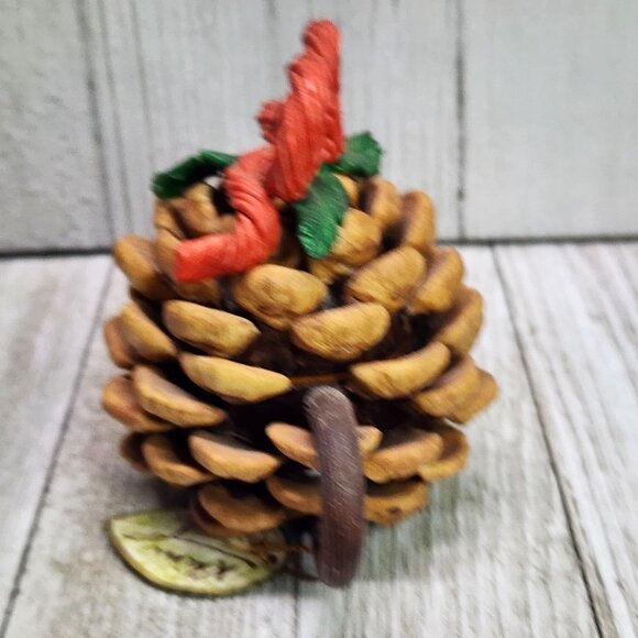 Vintage Khien Miniature Pinecones Ceramic Pitcher Christmas Holiday Collectible - Picture 4 of 10